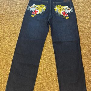 Jeans Baggy Ricamato