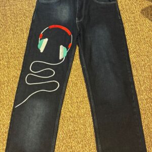 Jeans Baggy Ricamato