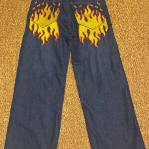 Jeans Baggy Ricamato