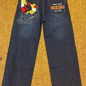 Jeans Baggy Ricamato
